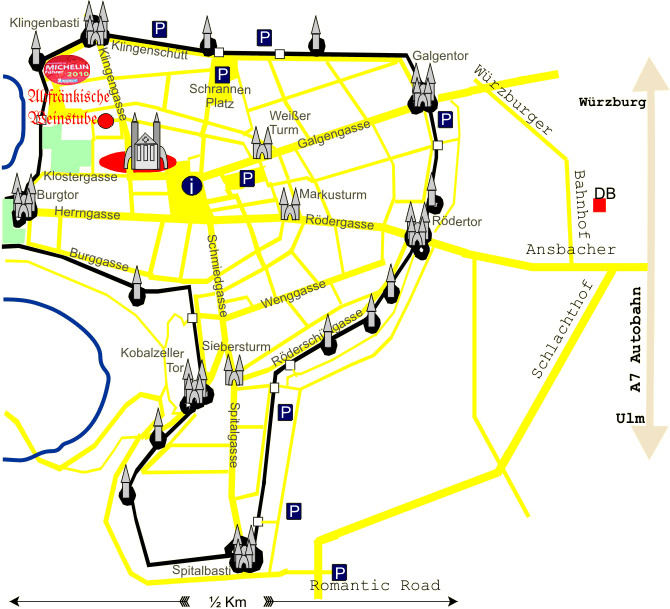 rothenburg activities map